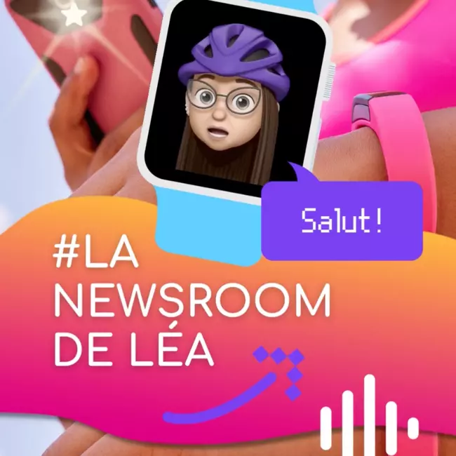 NewsRoom de Léa (avatar), une série consacrée ici aux usages et métiers du numérique dans le sport