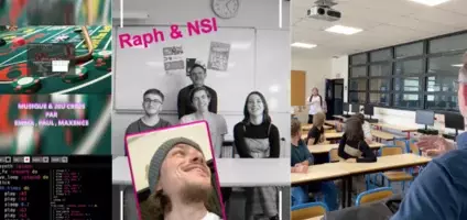 Avec les lycéens et lycéennes de NSI Raph parle projets informatiques