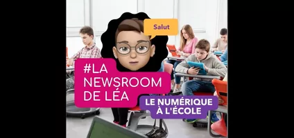 Le numérique à l'école - La NewsRoom de Léa #shorts